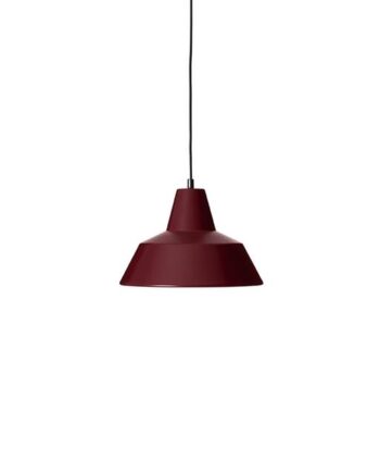 Made By Hand Værkstedslampe Pendel Wine Red W3