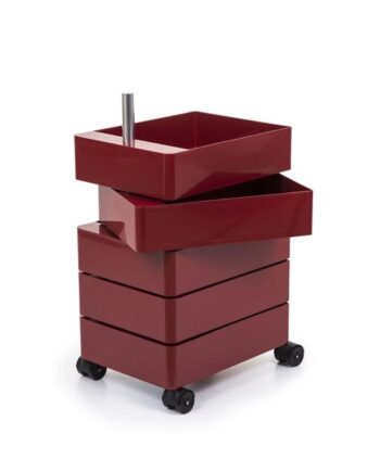 Magis 360 Container   Rullevogn Bordeaux