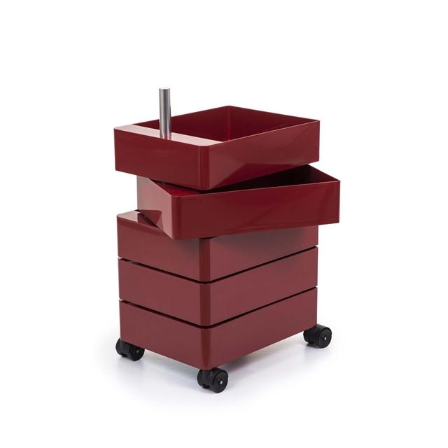 Magis 360 Container Rullevogn Bordeaux