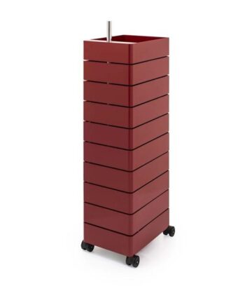 Magis 360 Container 10 Rullevogn Bordeaux