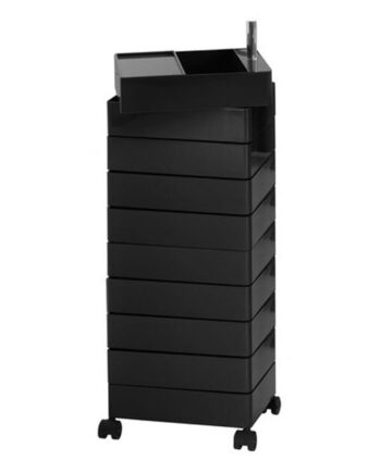 Magis 360 Container 10 Rullevogn Sort