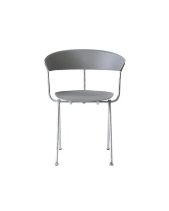 Magis Officina Spisebordsstol Galvaniseret Grå