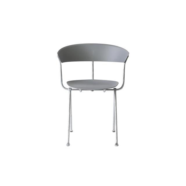 Magis Officina Spisebordsstol Galvaniseret Grå