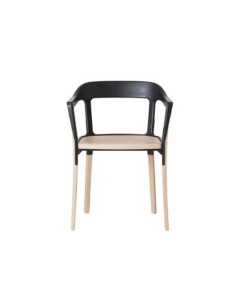 Magis Steelwood Spisebordsstol Natural Sort