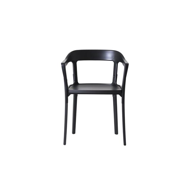 Magis Steelwood Spisebordsstol Sort