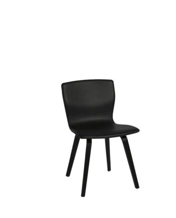 Magnus Olesen Butterfly Wood Spisebordsstol Sortbejdset Eg Fuldpolstret Sort Savanne 30314
