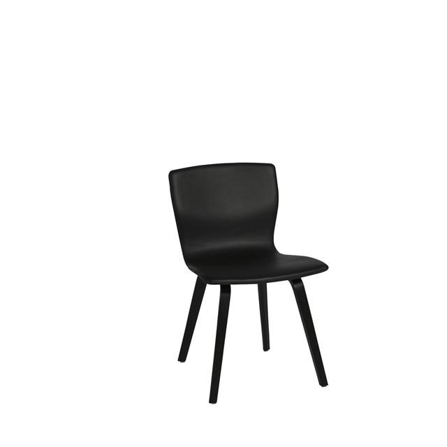 Magnus Olesen Butterfly Wood Spisebordsstol Sortbejdset Eg Fuldpolstret Sort Savanne 30314