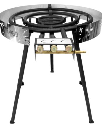 Mareld Gasbrænder Med   Ringe 78 Cm Sort