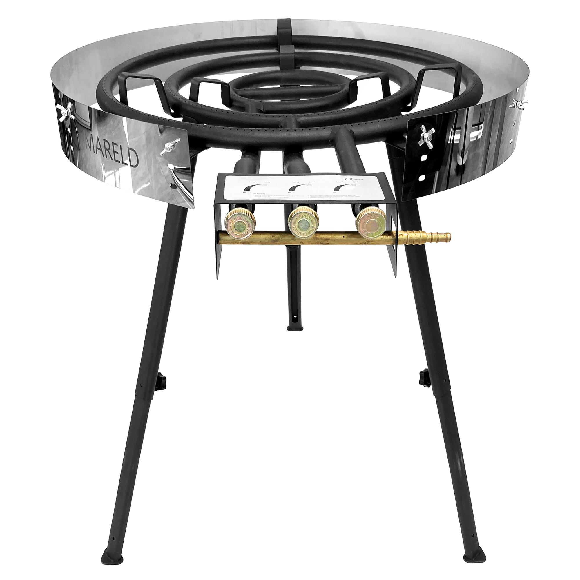 Mareld Gasbrænder Med Ringe 78 Cm Sort