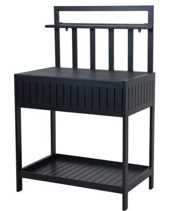 Mareld Udekøkken Med Opbevaring 90x56 Cm Sort
