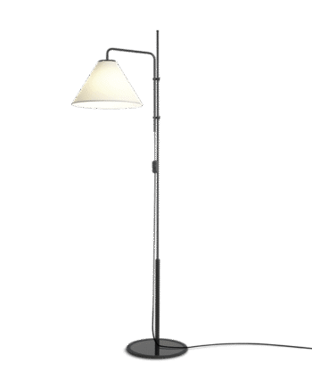 Marset Funiculí Gulvlampe Fabric Sort-hvid