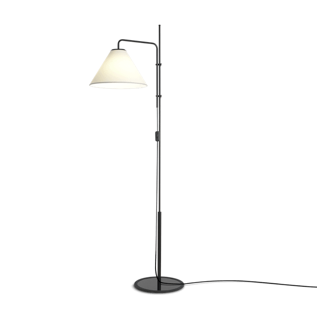 Marset Funiculí Gulvlampe Fabric Sort-hvid