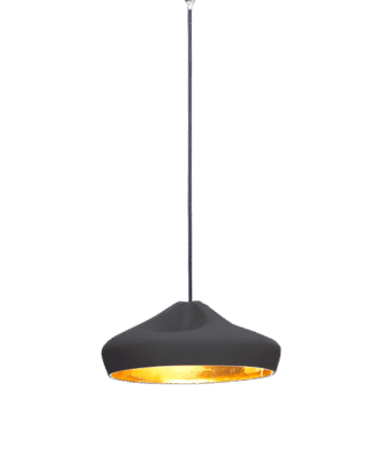 Marset Pleat Box Pendel 36 Sort   Guld