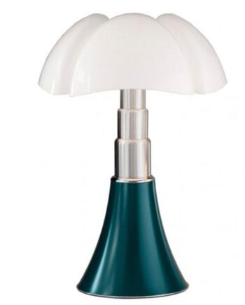 Martinelli Luce Pipistrello 1965 Bordlampe Blågrøn