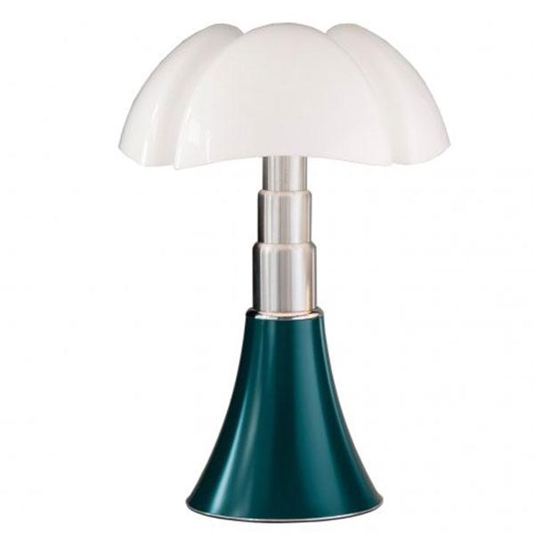 Martinelli Luce Pipistrello 1965 Bordlampe Blågrøn