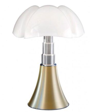 Martinelli Luce Pipistrello 1965 Bordlampe Messing