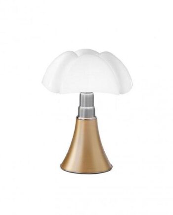 Martinelli Luce Pipistrello 1965 Bordlampe Mini Messing