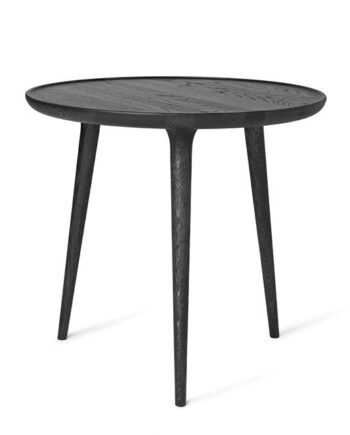 Mater Accent Sofabord Sort Bejdset Eg Stor ø60
