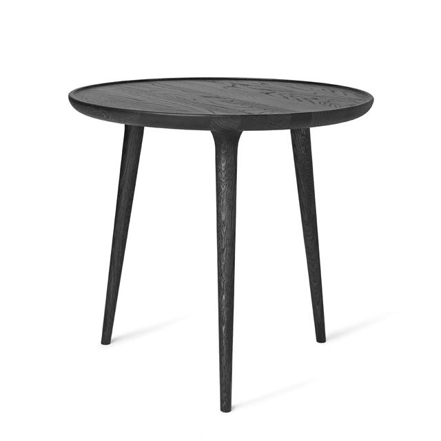 Mater Accent Sofabord Sort Bejdset Eg Stor ø60