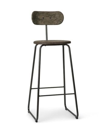 Mater Earth Barstol Med Ryglæn 74 Cm Coffee Dark