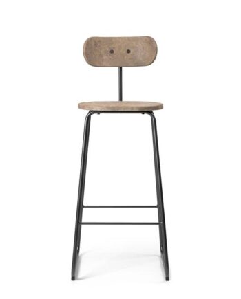 Mater Earth Barstol Med Ryglæn 74 Cm Coffee Light