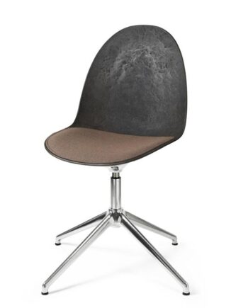 Mater Eternity Swivel Spisebordsstol Aluminium    Polstret Sæde 378 Rust