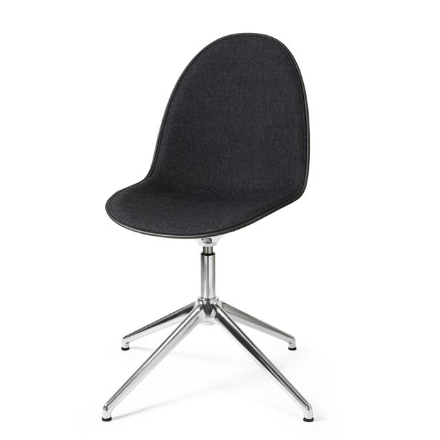 Mater Eternity Swivel Spisebordsstol Aluminium Polstret 198 Grå