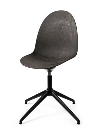 Mater Eternity Swivel Spisebordsstol Coffee Sort Base