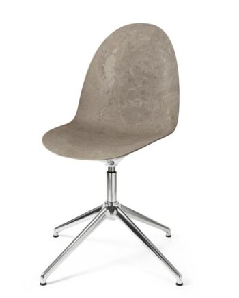 Mater Eternity Swivel Spisebordsstol Coffee Waste Light Stål