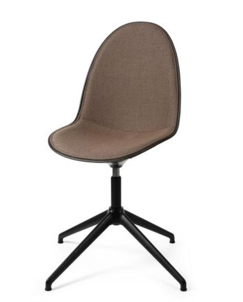 Mater Eternity Swivel Spisebordsstol Sort Base   Polstret 378 Rust
