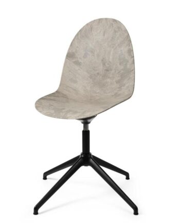Mater Eternity Swivel Spisebordsstol Wood Waste Grey Sort