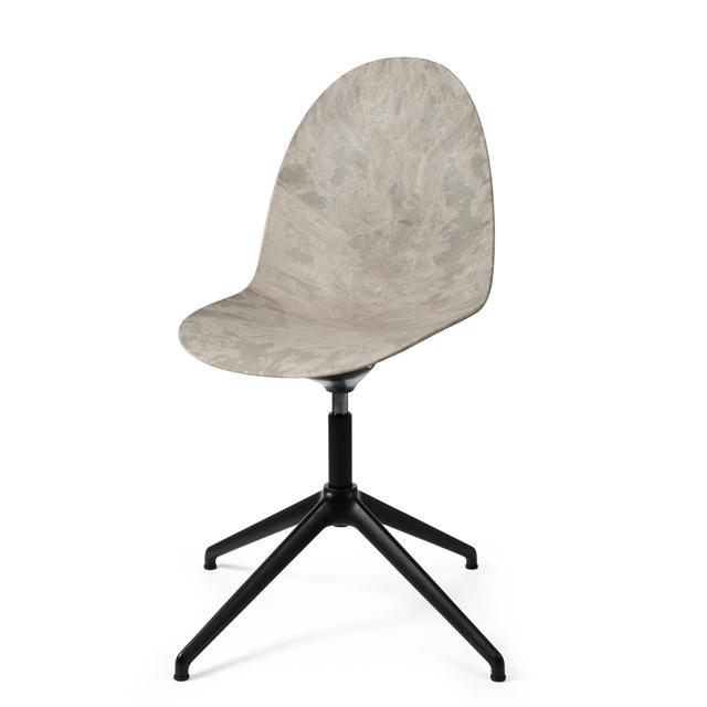 Mater Eternity Swivel Spisebordsstol Wood Waste Grey Sort