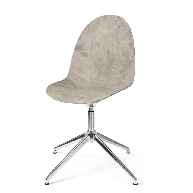 Mater Eternity Swivel Spisebordsstol Wood Waste Grey Stål