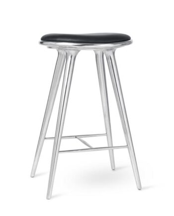 Mater High Stool Barstol Genbrugt Aluminium 74cm