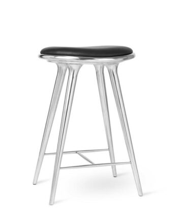 Mater High Stool Barstol Genbrugt Aluminium 69cm