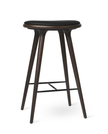 Mater High Stool Barstol Mørk Bejdset Bøg 74cm