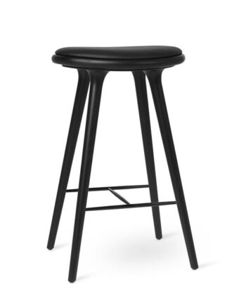 Mater High Stool Barstol Sort Bejdset Eg 74cm