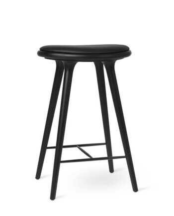 Mater High Stool Barstol Sort Bejdset Eg 69cm