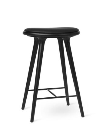 Mater High Stool Barstol Sort Bøg 69cm