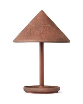 Mater Terra Transportabel Lampe Coffee Waste Rust Red