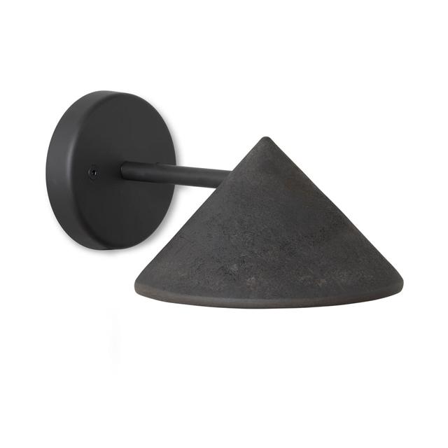 Mater Terra Væglampe Hardwired Coffee Waste Black