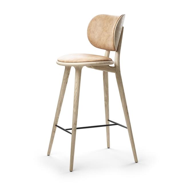 Mater The High Stool Barstol Med Ryg Mat Lakeret Eg 74 Cm