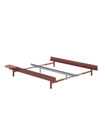 Moebe Bed Sengeramme 90-180 Cm Dusty Rose