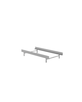Moebe Bed Sengeramme 90 Cm Rustfri Stål