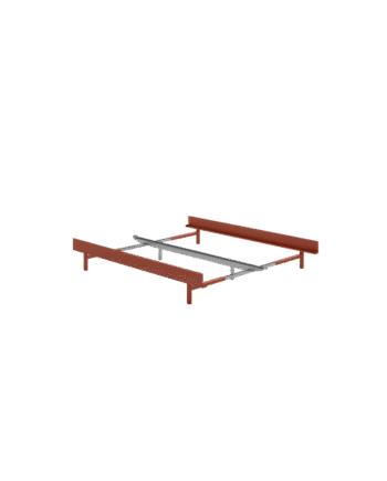Moebe Bed Sengeramme 90-180 Cm Terracotta