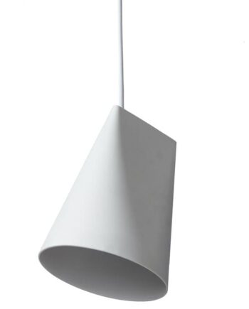 Moebe Ceramic Pendel Hvid Bred