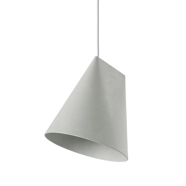 Moebe Ceramic Pendel Lys Grå Bred