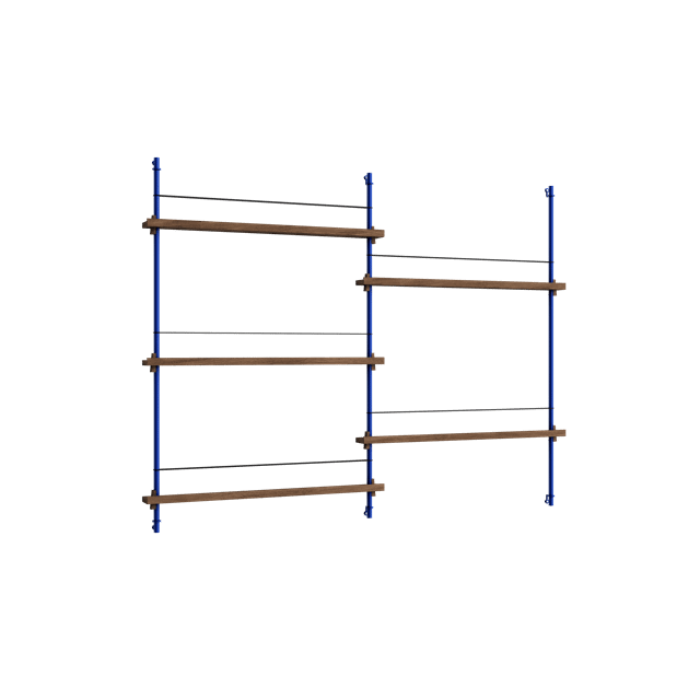 Moebe Magazine Shelving Ms 180 Eg Deep Blue