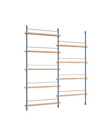 Moebe Magazine Shelving Ms 180   Eg Deep Blue