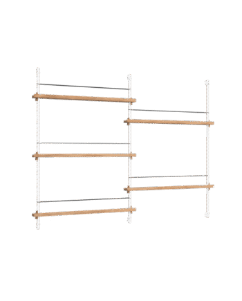 Moebe Magazine Shelving Ms 115   Eg Hvid